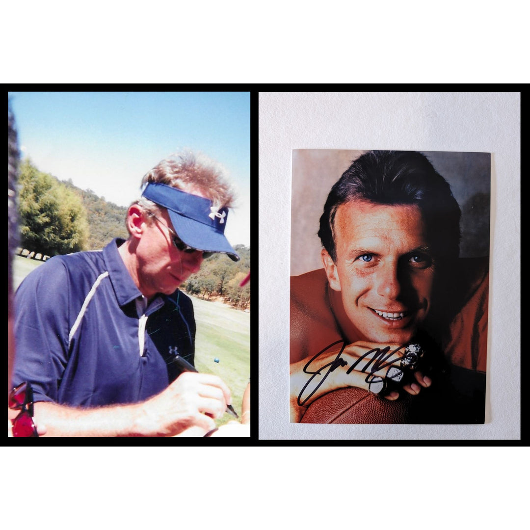 Joe Montana 5x7 photograph signed with proof