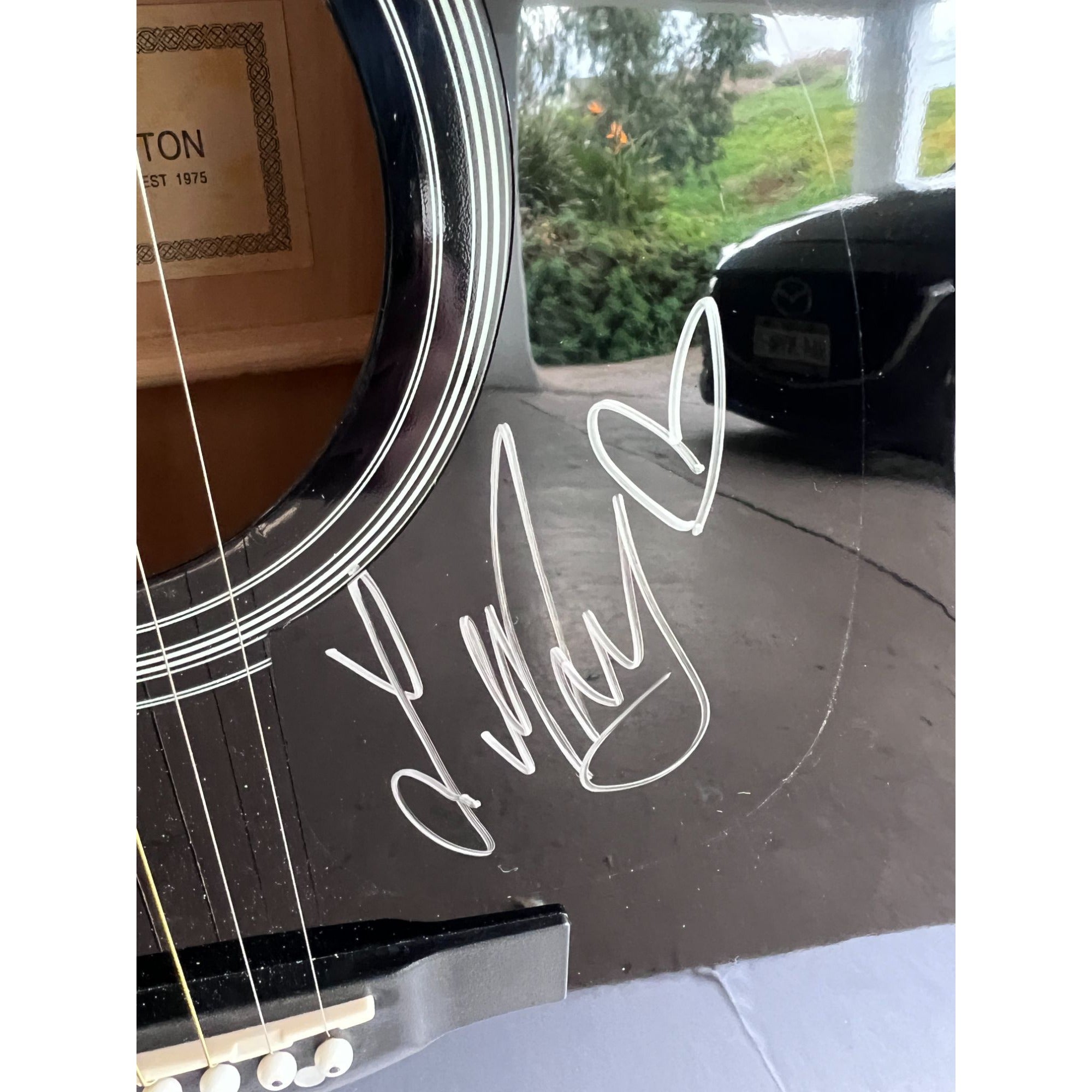 linda perry 4 none blondes one of a kind acoustic guitar signed