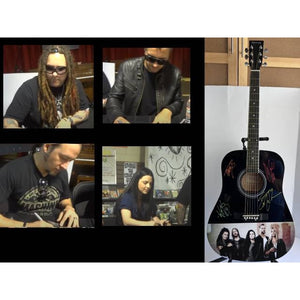 Evanescence One of A kind 39' inch full size acoustic guitar signed with proof