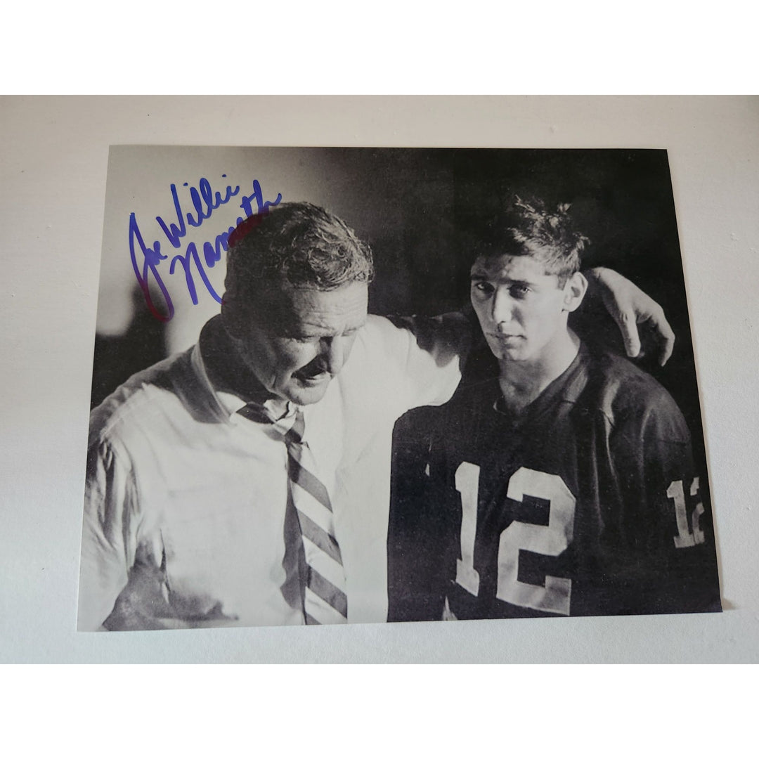 Joe Namath New York Jets Alabama Crimson Tide 8x10 photo signed