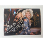 Load image into Gallery viewer, Madonna Ciccone Miley Cyrus 5x7 photo signed with proof
