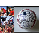 Load image into Gallery viewer, Arizona Diamondbacks Corbin Carroll Zac Gallen 2022 National Champions Rawlings team signed baseball with proof
