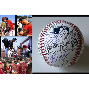 Arizona Diamondbacks Corbin Carroll Zac Gallen 2022 National Champions Rawlings team signed baseball with proof