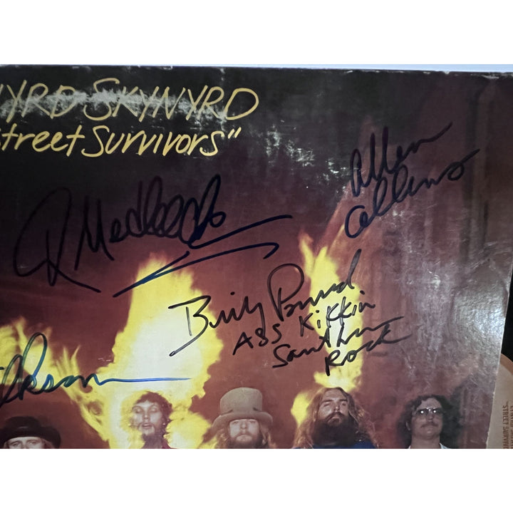 Lynyrd Skynyrd Street Survivors LP signed