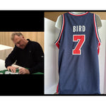Load image into Gallery viewer, Larry Bird USA Dream Team official game model jersey signed with proof
