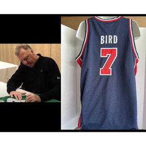 Larry Bird USA Dream Team official game model jersey signed with proof