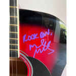 Load image into Gallery viewer, R.E.M Michael Stripe, Bill Berry, Mike Mills, Peter Buck full size 39&#39; Huntington acoustic signed with proof
