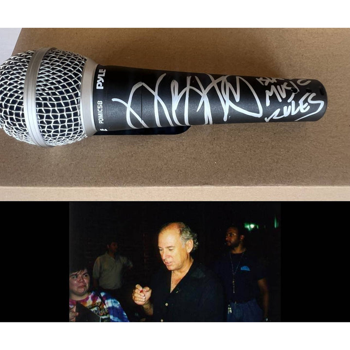 Jimmy Buffet microphone signed with proof