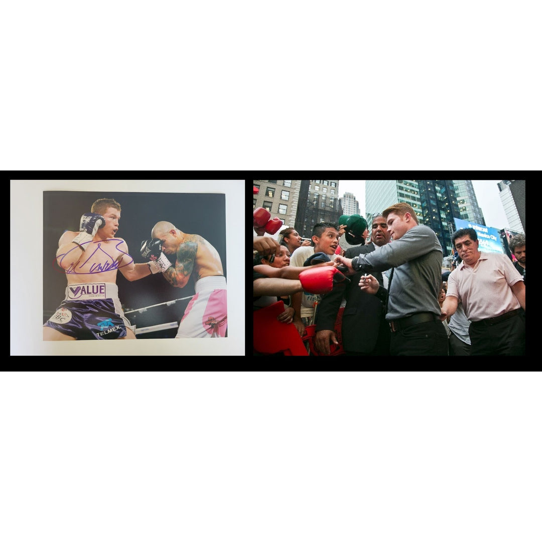 Saul Canelo Alvarez 8 x 10 photo signed with proof