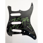 Load image into Gallery viewer, Jimmy Buffett Stratocaster electric guitar pickguard signed with Sketch
