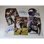 Load image into Gallery viewer, Adrian Peterson Jared Allen Donovan McNabb Minnesota Vikings 8x10 photo signed
