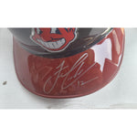 Load image into Gallery viewer, Francisco Lindor Cleveland Indians full size batting helmet signed
