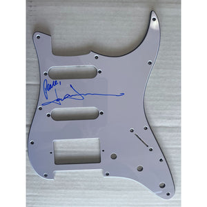 John Denver Fender Stratocaster electric guitar pickguard signed with proof