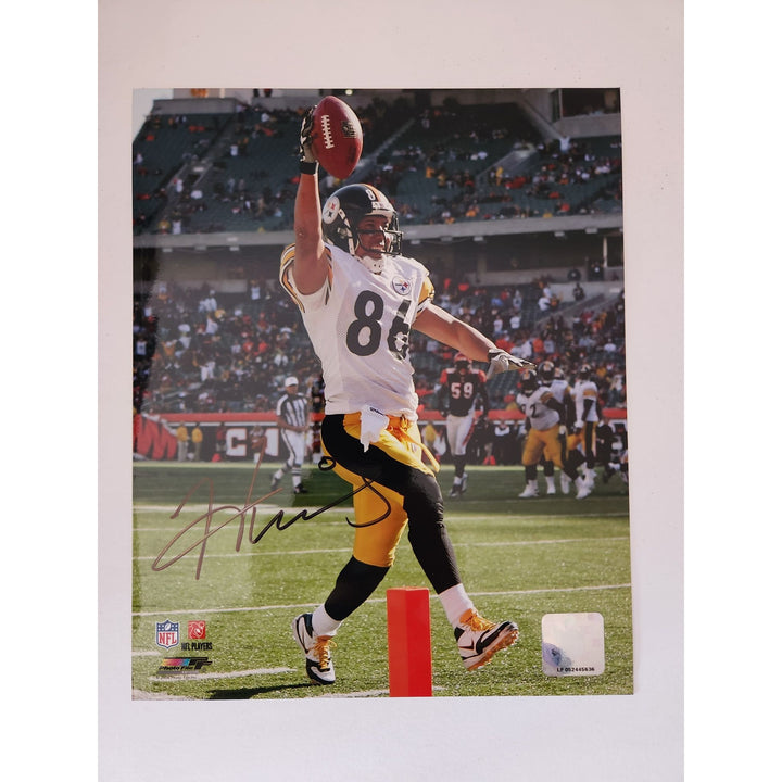 Hines Ward Pittsburgh Steelers hall of fame or 8x10 photo signed