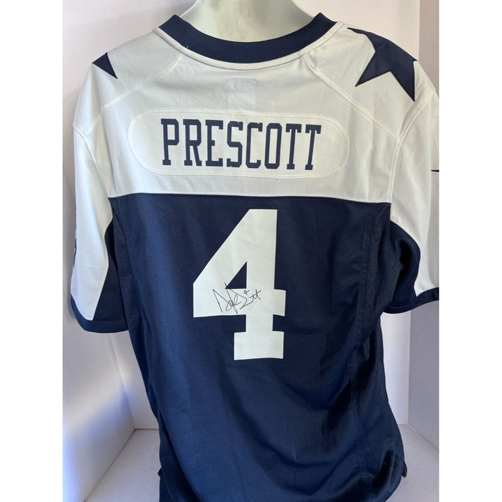 Dak Prescott Dallas Cowboys game model jersey Nike size large jersey  signed with proof