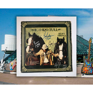Ian Anderson Jethro Tull heavy horses LP signed