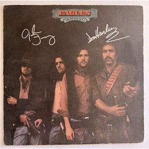 Eagles Desperado Don Henley Glenn Frey lp signed with proof