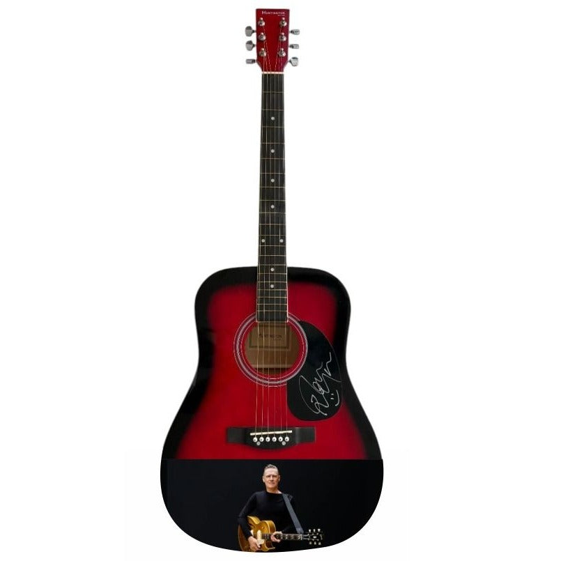 Brian Adams One of a Kind full size acoustic guitar signed with proof.