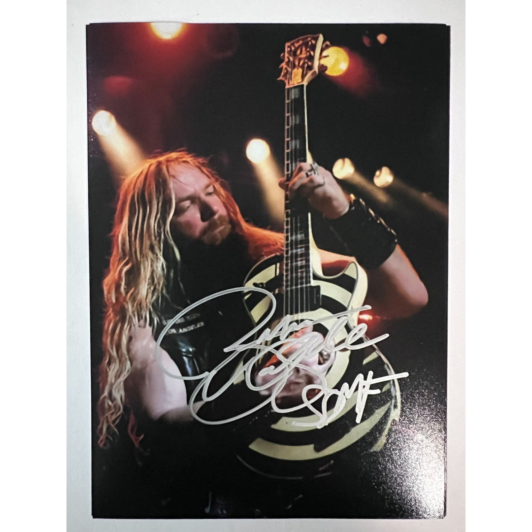 Zakk Wylde 5x7 photo signed with proof