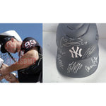 Load image into Gallery viewer, Aaron Judge Gleyber Torres Gary Sanchez Giancarlo Stanton New York Yankees full size batting helmet signed
