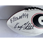 Load image into Gallery viewer, Kirby Smart Stetson Bennett Brock Bowers Georgia Bull Dogs Full size football signed with proof
