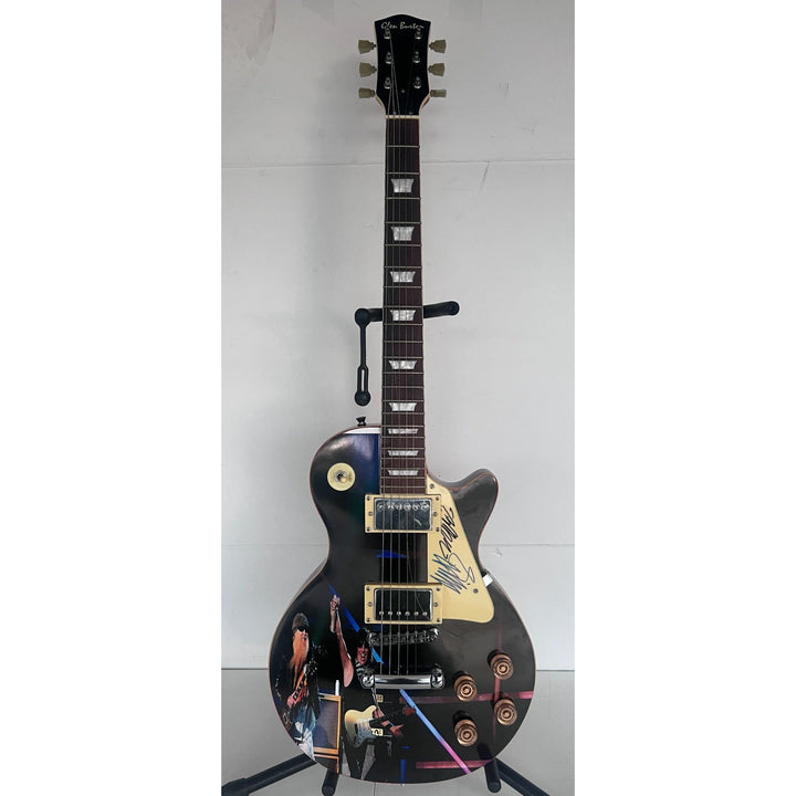 Billy Gibbons ZZ Top and Jeff Beck two of Rock N' Rolls greatest guitarists one of a kind les paul signed with proof.