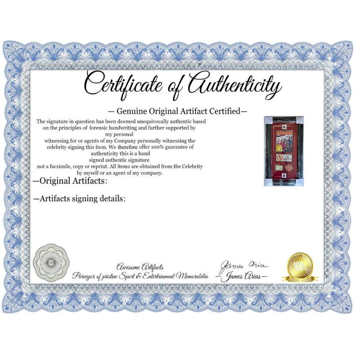 St. Louis Cardinals 1964 Roger Maris,  Tim McCarver, Bob Gibson,  Mike Shannon & Lou Brock 18x33 framed with proof