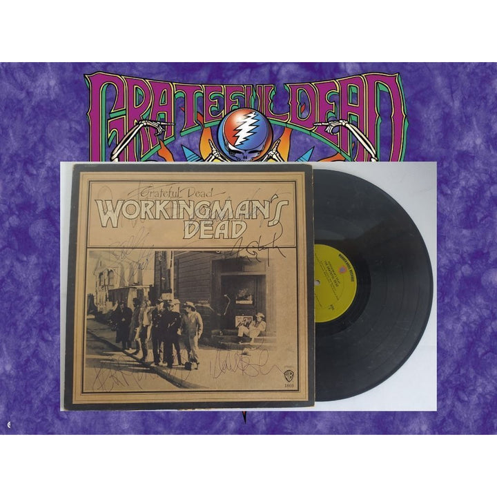 The Grateful Dead working man's dead original LP signed with proof