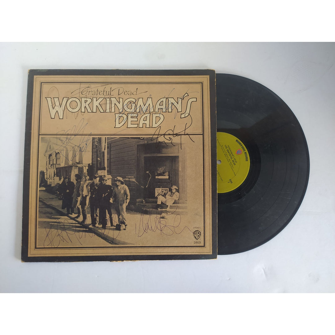 The Grateful Dead working man's dead original LP signed with proof