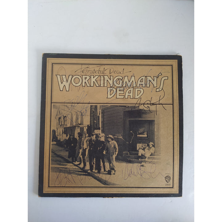 The Grateful Dead working man's dead original LP signed with proof