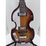 Load image into Gallery viewer, Paul McCartney left handed Hofner Bass guitar signed with proof
