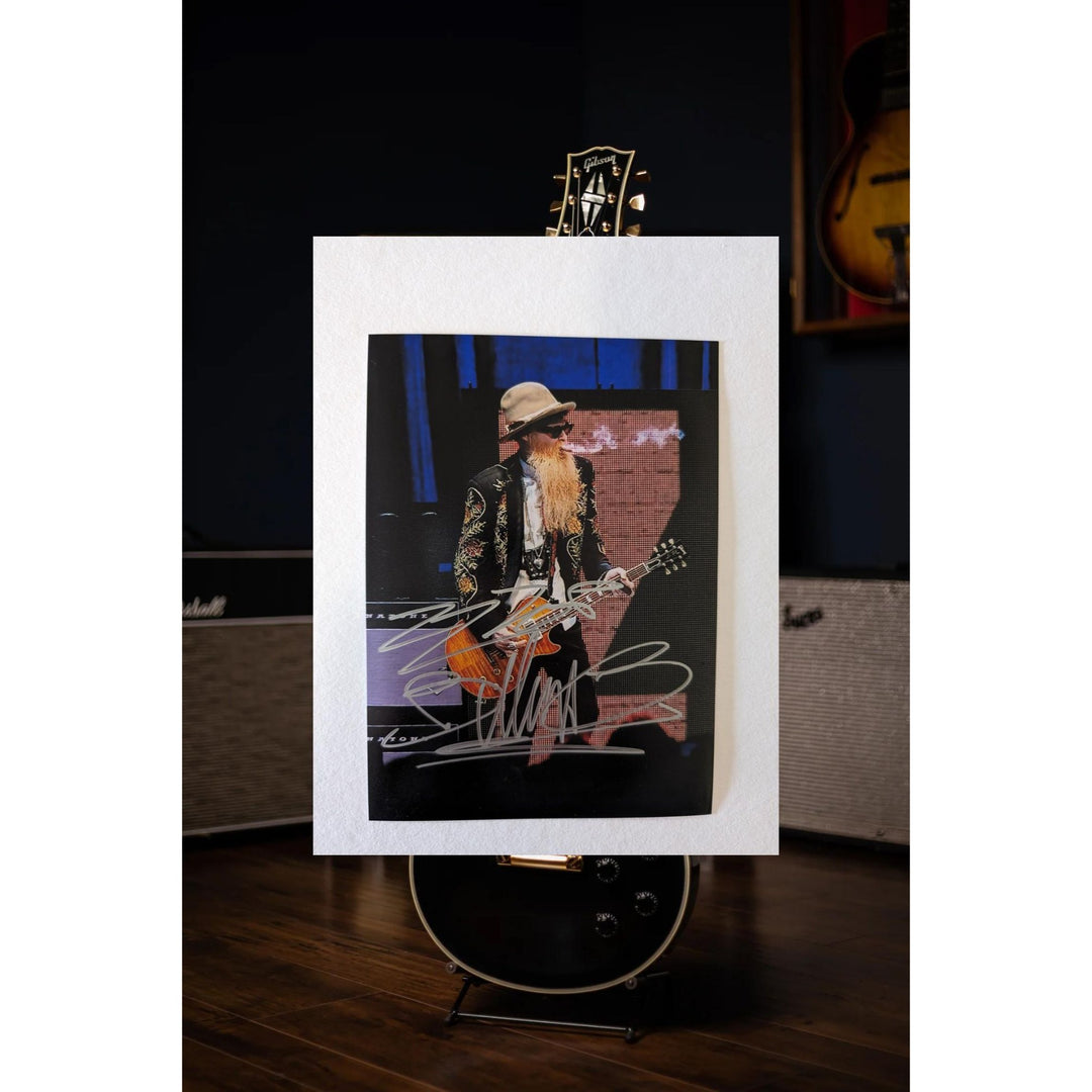 Billy Gibbons ZZ Top 5x7 photograph signed with proof