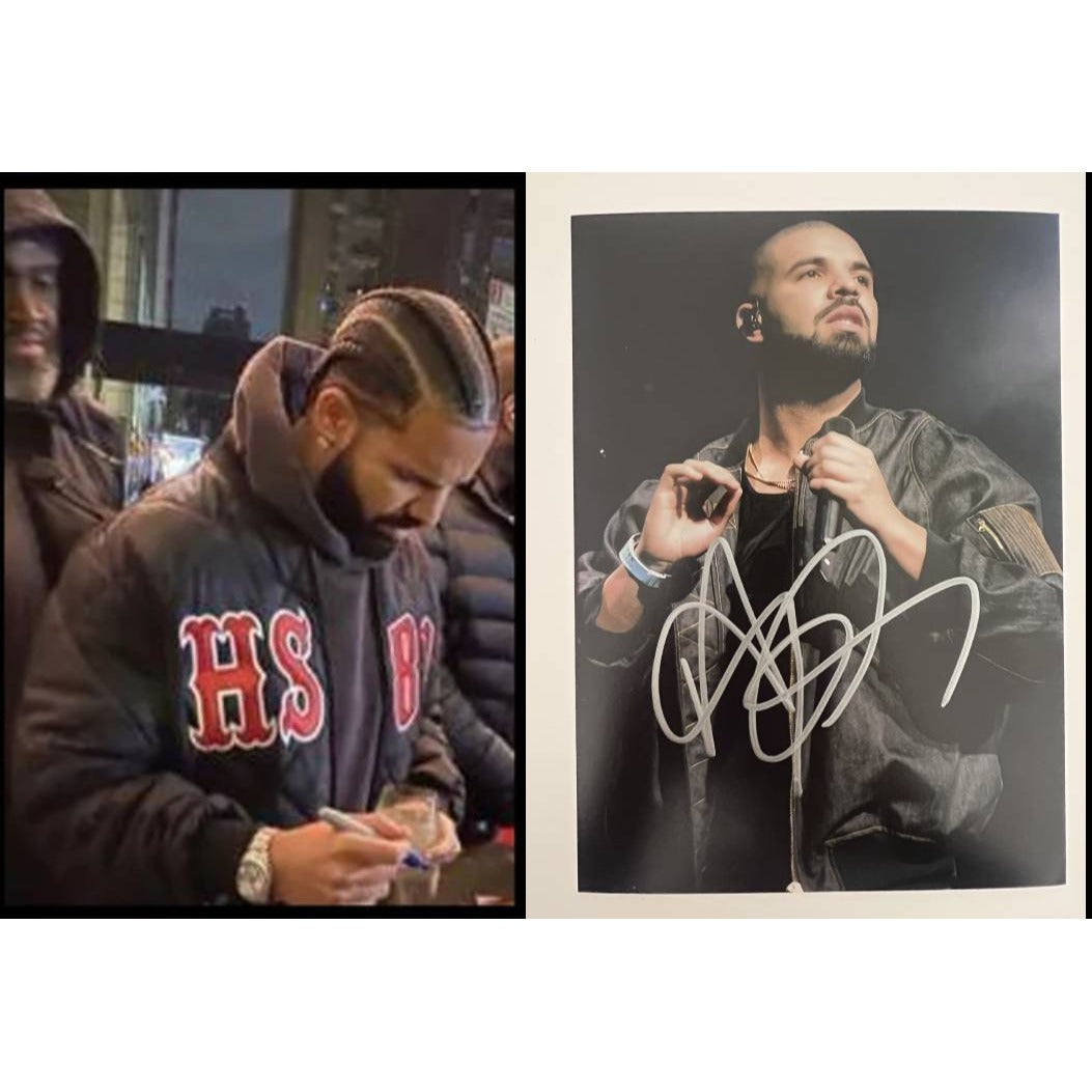 Drake Aubrey Drake Graham 5x7 photo signed with proof