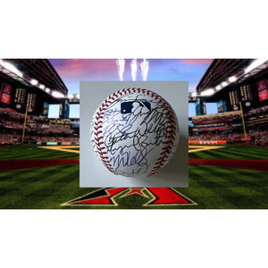 Arizona Diamondbacks Corbin Carroll Zac Gallen 2022 National Champions Rawlings team signed baseball with proof