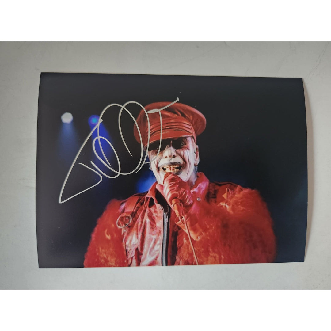 Till Linderman lead singer Rammstein 5x7 photo signed with proof