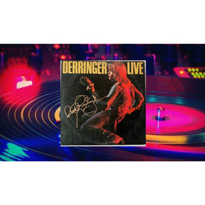 Derringer Rick Derringer LP signed with proof