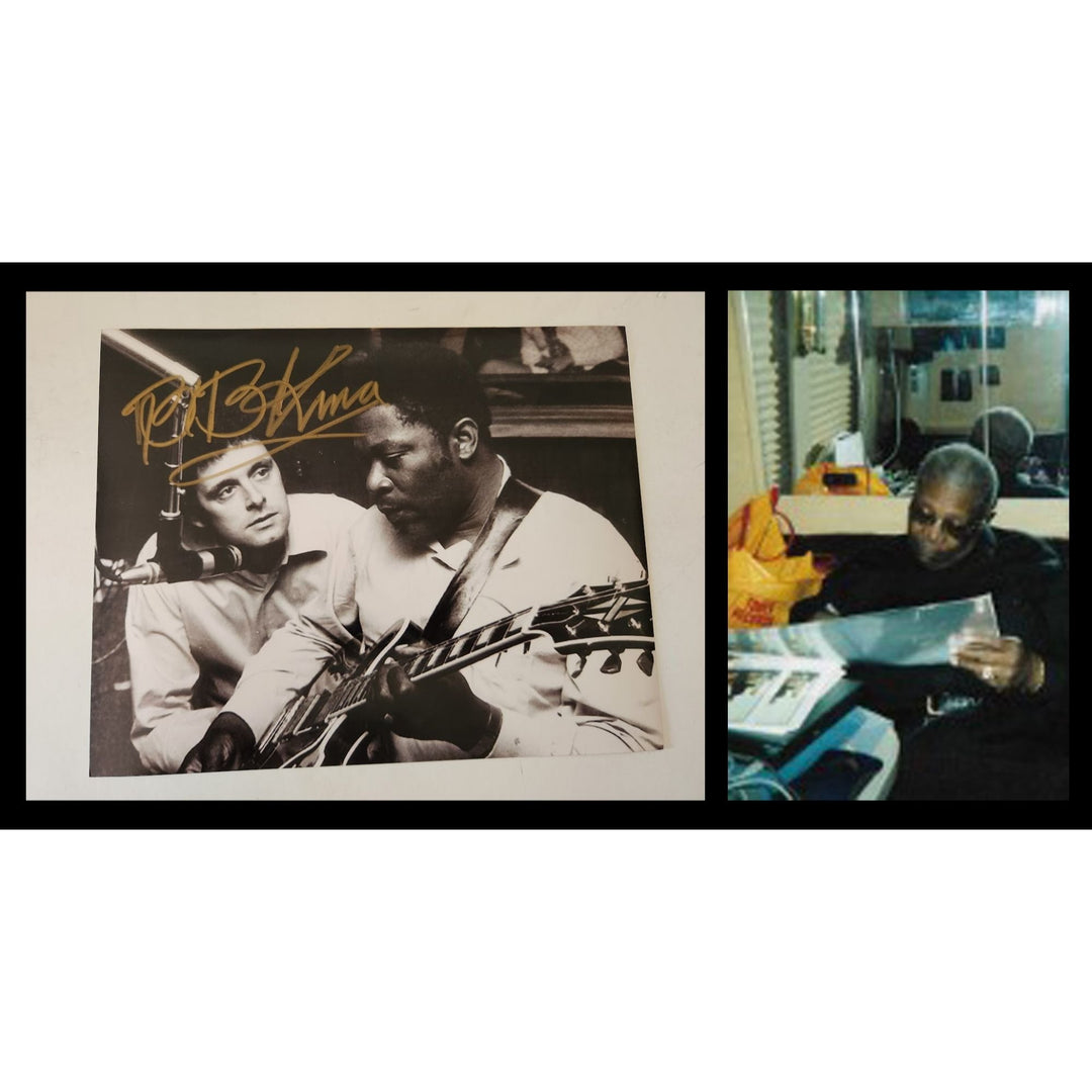 Riley BB King 8x10 photo signed with proof Awesome Artifacts