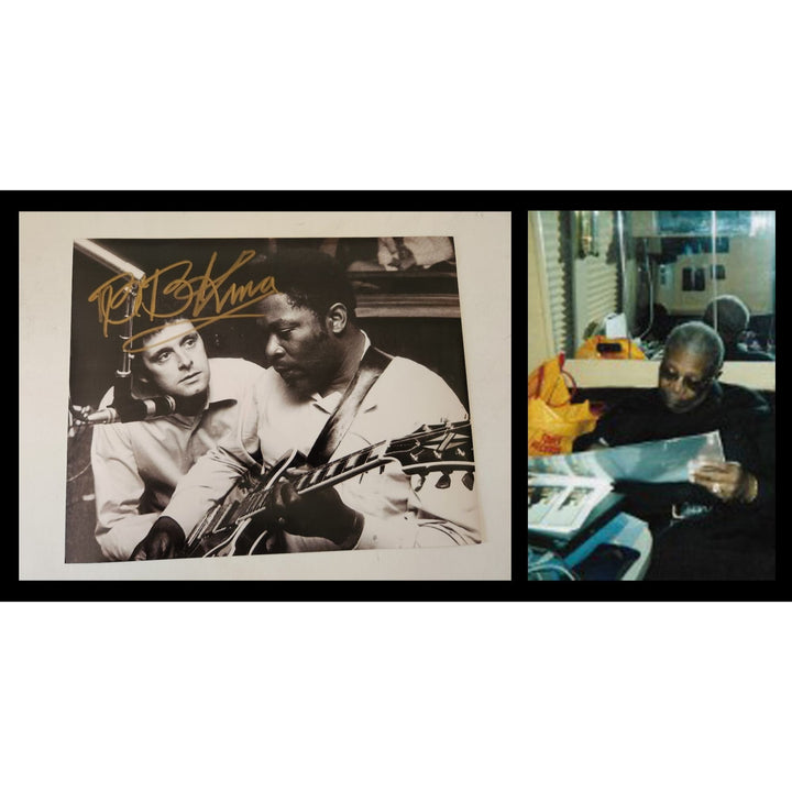 Riley BB King 8x10 photo signed with proof Awesome Artifacts