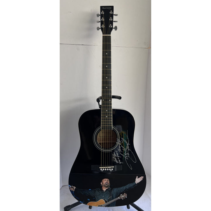 Garth brooks full size acoustic guitar signed with proof