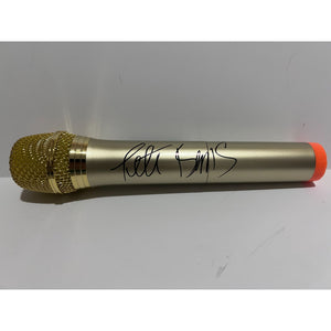 Dead or Alive lead singer Pete Burns microphone signed