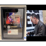 Load image into Gallery viewer, Bruce Springsteen One of a Kind microphone signed and framed with proof
