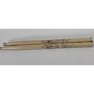 Taylor Hawkins David Grohl Foo Fighters Drumsticks signed with proof