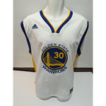 Load image into Gallery viewer, Stephen Curry Golden State Warriors Adidas game model jersey size large signed with proof
