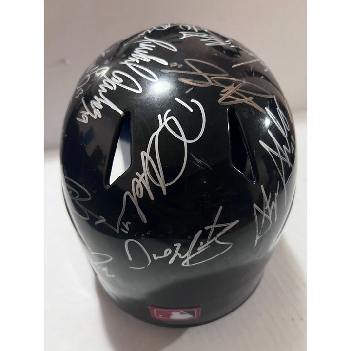 2019 Washington Nationals World Series champs  Juan  Soto Max Scherzer team signed MLB batting helmet