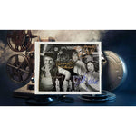 Load image into Gallery viewer, Star Wars Harrison Ford Mark Hamell Carrie Fisher and Peter Mayhew 8x10 photo signed with proof
