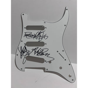 Pete Burns Dead or Alive Fender Stratocaster electric guitar pick guard signed with proof