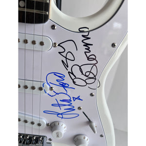 Ozzy Osbourne and Lita Ford Huntington Stratocaster full size electric guitar signed with proof