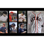 Load image into Gallery viewer, Houston Astros 2017 World Series Champions Jose Altuve Justin Verlander Lance Bregman George Springer Majestic sixe xl game model jersey
