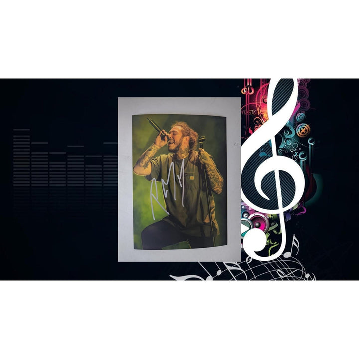 Post Malone Austin Richard Post 5x7 photo signed with proof Awesome Artifacts