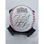 Load image into Gallery viewer, Chicago Cubs 2016 commemorative World Series Baseball Anthony Rizzo and Kris Bryant signed with proof
